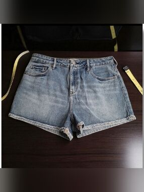 PACSUN - High-Waist High Rise Denim Shorts